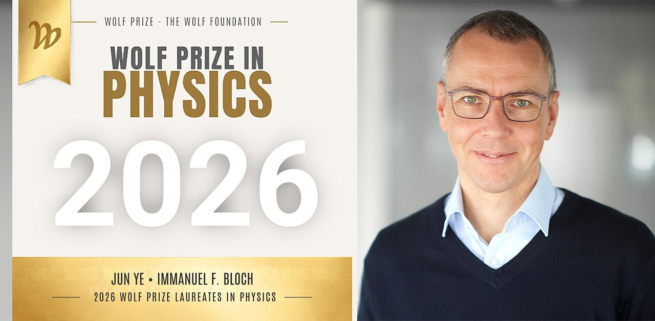 Picture of the News article Congratulations, Immanuel Bloch!