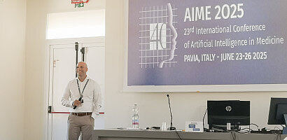 Picture of the News article the data science group @ AIME 2025